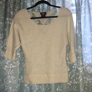 3/4 sleeve sweater